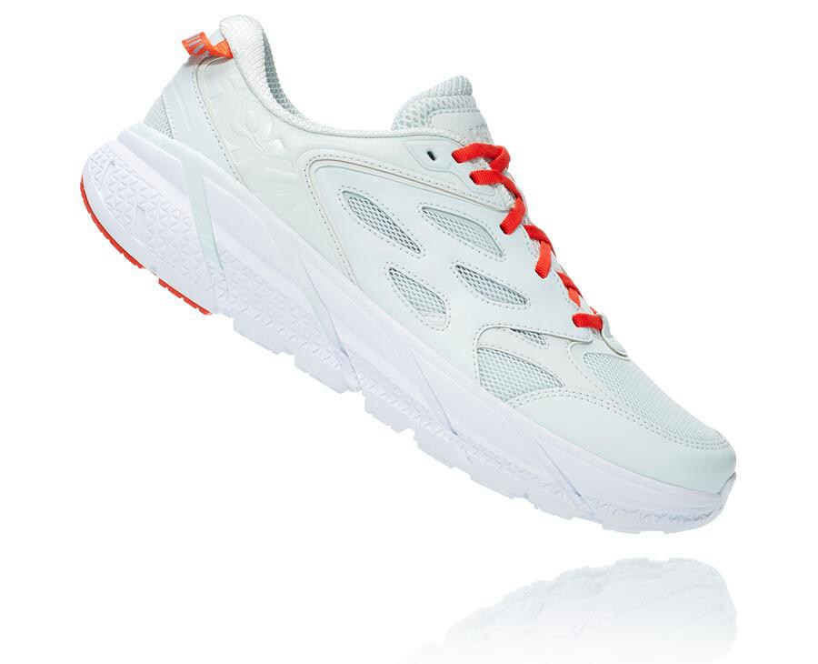 Tenis Hoka One One Feminino Azuis/Vermelhas - Clifton L - 329-CRDPQE